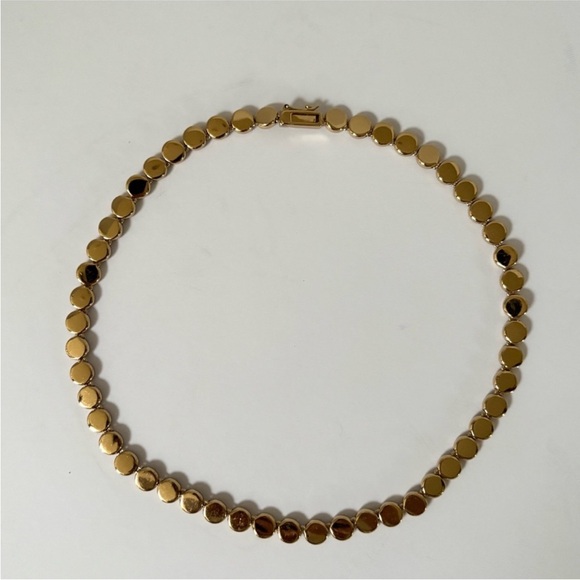 Coach Crystal Tennis Necklace Statement Designer Jewelry Gold Pastel Pink Blue - Picture 5 of 11